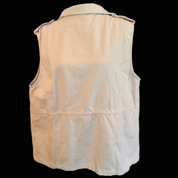 Utility Vest Unisex Technical Sport Jacket Cotton Canvas‎ sz XXL New With Tags - Picture 5 of 13